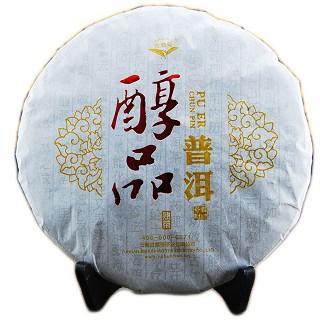 吉顺号 醇品普洱熟茶饼 357克装(吉顺号)