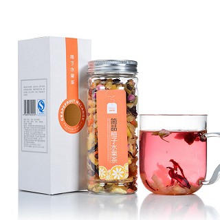 简品100 柚子花果茶 250克(青春塘)