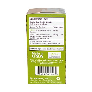 bio nutrition 纯绿咖啡豆胶囊(bio)