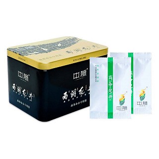 中狮 西湖龙井 一级茶 商务铁盒 黄盒装(狮峰)