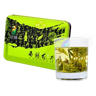 中狮 西湖龙井 二级 商务杯泡茶 绿铁盒(狮峰)