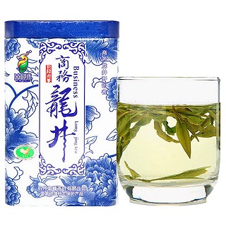 中狮 钱塘龙井 二级茶 青花瓷铁罐装(狮峰)