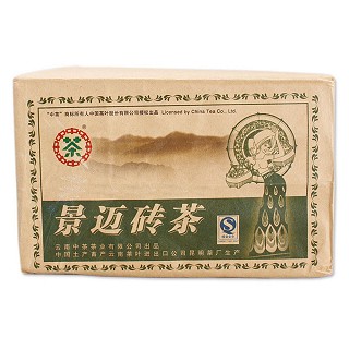 中茶牌 景迈砖茶 普洱生茶(中粮)