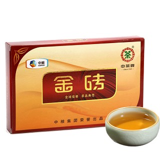 中茶牌 普洱金砖(400克)