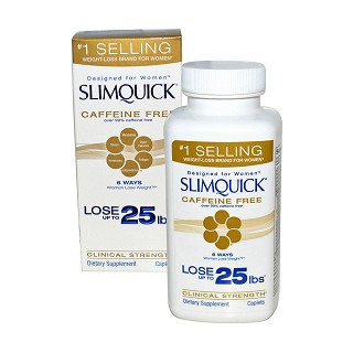 slimquick 女士减肥配方胶囊 无咖啡因(slimquick)