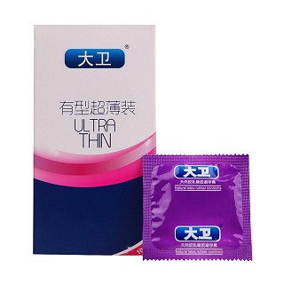名流天然乳胶橡胶避孕套(大卫有型超薄装光面普通型)
