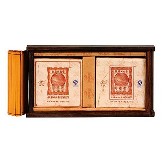 同庆号 红印古茶园礼盒 普洱熟砖(易武同庆号)