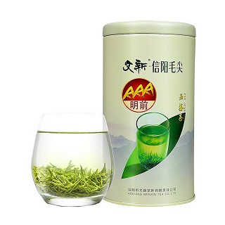 文新 雨前特级毛尖 aa级品鉴茶(文新)