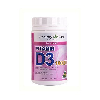 healthy care 维生素d3软胶囊(250粒)
