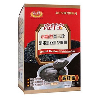 高纤宝木糖醇黑三珍黑米黑豆黑芝麻糊(高纤宝健康)