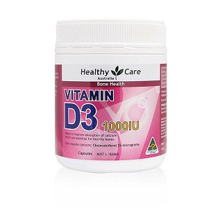 healthy care 维他命d3胶囊(250粒)