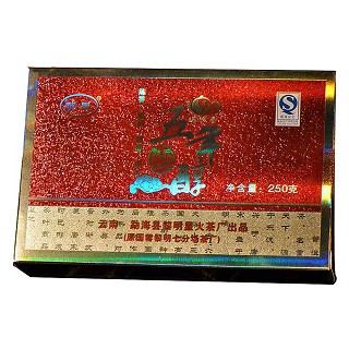 茗冠忠品 宫廷好料熟茶 陈年普洱茶(昆明茗冠)