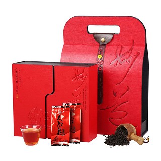 茗山生态茶 大红袍岩茶(高档皮质感礼盒装)