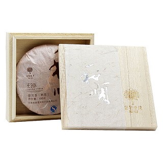 柏联普洱 和顺木盒方系列 普洱熟饼茶(柏联)