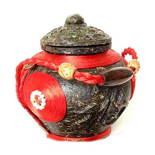 滇湘 云南特色茶雕普洱茶熟茶(红绳款)