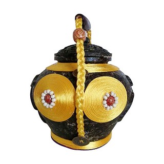 滇湘 云南特色茶雕普洱茶熟茶(黄绳款)