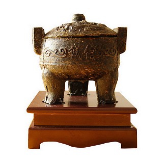 滇湘 茶雕摆件 普洱生茶(诚信鼎)