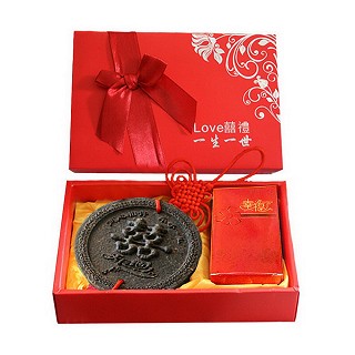 滇湘 普洱茶婚礼喜茶饼(一生一世 普通款)