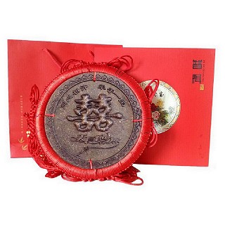 滇湘 中国结 普洱喜茶饼(双喜配龙凤)