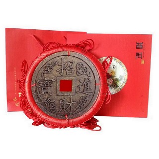 滇湘 中国结 普洱喜茶饼(招财进宝)