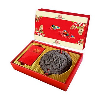 滇湘 普洱茶婚礼喜茶饼(鸳鸯礼盒)