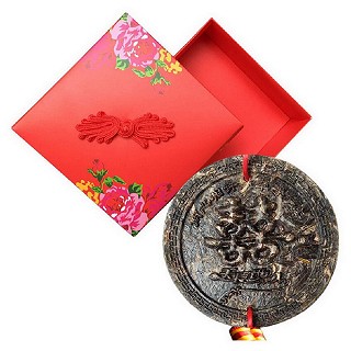 滇湘 普洱茶婚礼喜茶饼(茶蟲)