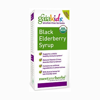 gaia herbs 黑接骨木糖浆(gaia)