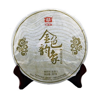 大益 普洱茶 2013年金色韵象青饼(大益)