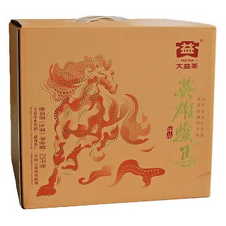 大益 2014马年纪念饼 英雄骏马 普洱茶生茶(大益)