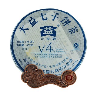 大益 2007年v4生饼普洱茶(大益)
