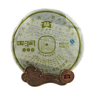 大益 2007年玉润女儿茶饼 普洱茶生茶(大益)