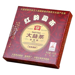 大益 2010年熟茶 红韵圆茶普洱茶(大益)
