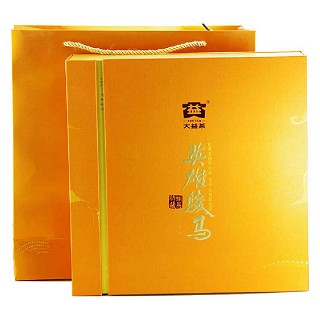 大益 特藏版 英雄骏马大马饼 普洱茶(礼盒装)