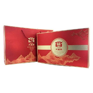 大益 红色双饼礼盒装普洱茶(大益)