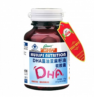惠力普dha藻油亚麻籽油软胶囊(百合)