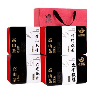 谷徽韵 组合黄山毛峰 六安瓜片 太平猴魁 祁门红茶(天徽)