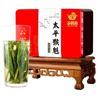 谷徽韵 特级太平猴魁 手工捏尖绿茶(天徽)