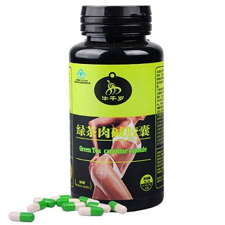 牛千岁牌 绿茶肉碱胶囊(紫光)