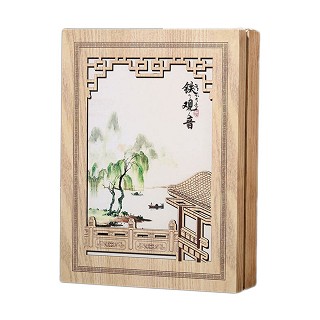 古琴香 时尚木制礼盒茶 浓香铁观音 (古琴香)
