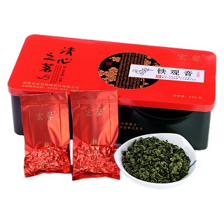 宏馨 浓香型茶叶 安溪铁观音(铁盒装)