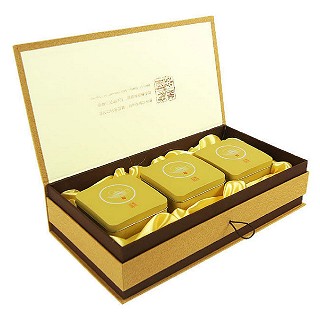 风雅苑 难得壶图礼盒装大红袍(金盒靛袋)