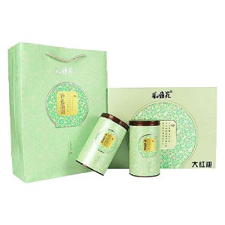 风雅苑 春色满园礼盒装大红袍(时尚花金袋)