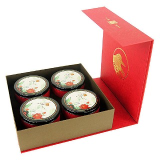 风雅苑 玉露莲开礼盒装大红袍(红盒红袋)