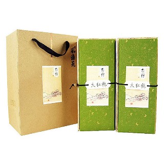 风雅苑 自得其乐礼盒装大红袍茶叶(绿盒白袋)