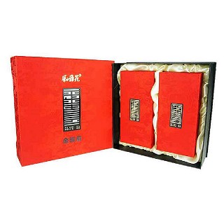 风雅苑 富贵人家礼盒装金骏眉(红盒橙袋)