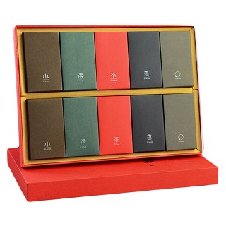 吉妮茗香 小得茶香礼盒包装 福建武夷正山小种(新会冈州陈柑)