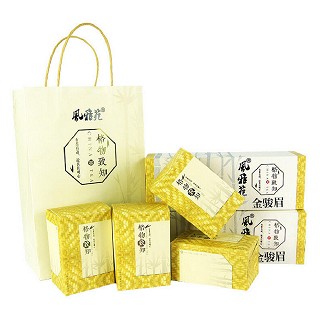 风雅苑 格物致知金骏眉茶叶(白盒橙袋)