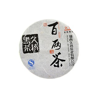 久扬 安化黑茶 12年简装百两花卷茶饼(久扬)