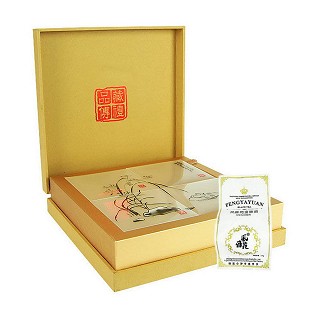 风雅苑 品藏礼盒装金骏眉茶叶(金盒白袋)