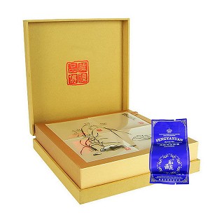 风雅苑 品藏礼盒装金骏眉茶叶(金盒靛袋)